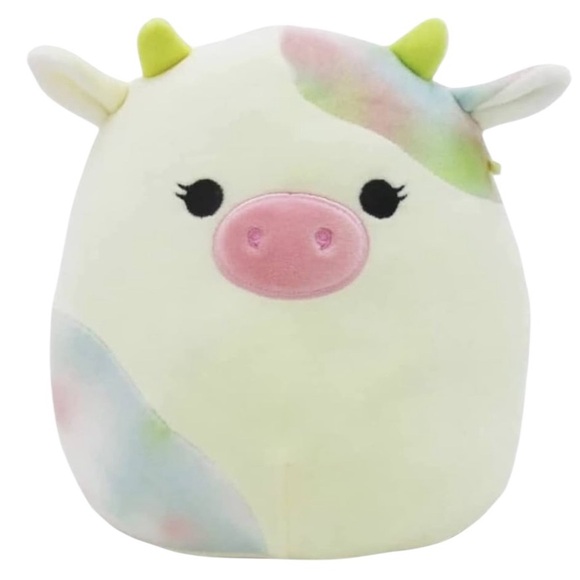 Kellytoy Other - Squishmallows Candess the cow with multicolor spots Kelly toy 8 inch